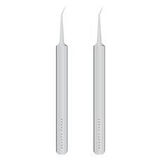 BEAUTY THREE 永和三美人 台灣公司貨 素顏拯救粉刺夾 斜口, 鐵色, 2件