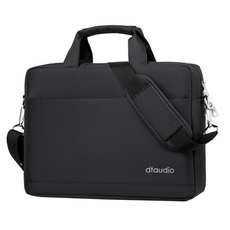 DTAudio 單肩手提電腦包/筆電包/公事包/內膽包 macbook 適用, 黑色, 1個
