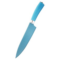 MiyAco 米雅可 輕漾 主廚刀 環保裝MY-l2KB-1 133g, 天藍色, 1支