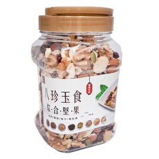品鮮生活 綜合大堅果桶 八珍玉食,600g,健康美味, 1罐