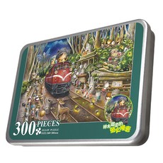 TAIWANG 台旺文創 拼圖 260 x 380mm, 300片, 神木鐵道的螢火晚會 多色, 1盒