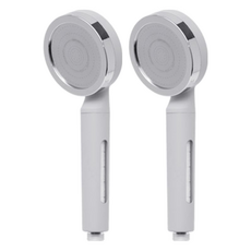 DAELIM BATH Dclean 多功能過濾蓮蓬頭 加寬型, 2個, 灰色