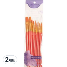 利拉油畫用筆刷組 4, 2套, 10種