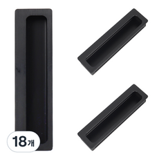 올고르 매립 손잡이 블랙 120, 18개