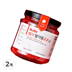 벨라푸드 저칼로리 딸기잼, 250g, 2개