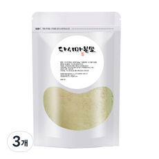 허브나래 조미료 국내산 다시마 가루 분말, 200g, 3개