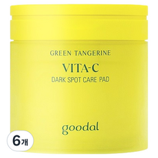 구달 청귤 비타C 잡티 케어 패드 알파 160ml, 70매입, 6개