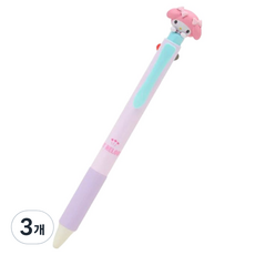 Pentel 飛龍文具 三麗鷗 美樂蒂 吉祥物 Energel 2色原子筆 0.5mm, 3個