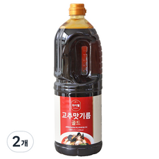 차이웰 고추맛기름 골드, 2개, 1.8L