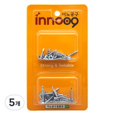 이노공구 석고보드용 양날 나사 2종 x 20p 세트 NIT504, 5개