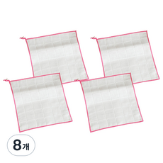 Market Ring 快乾抹布 粉紅色, 8個