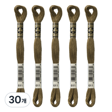 브랜드얀 DMC 25번 면사 자수실, 611번, 30개