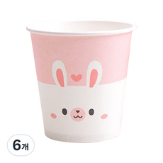 Joyful Animal 兔子紙杯 190ml, 100入, 6個