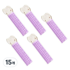 DeepTalk 豐盈夾式髮捲 DT0990, 15個, 紫色