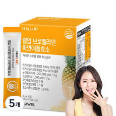 RAWEL Wellup 鳳梨蛋白酶鳳梨酵素 30p, 5個, 90g