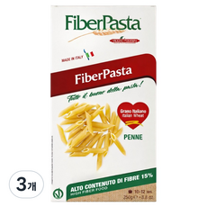 파이버파스타 펜네 2.5~3인분, 250g, 3개