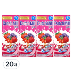 Dutch Mill 優格飲 綜合莓果口味, 180ml, 20入