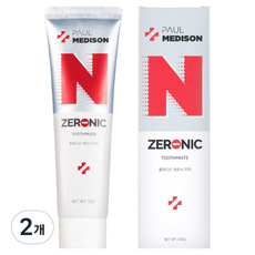 PAUL MEDISON Zeronic 口臭護理牙膏, 2個, 120g