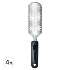 리빙포켓 부드러운 셀프용 발뒷꿈치 각질 제거기 블랙 B형, 150g, 4개, 1개입