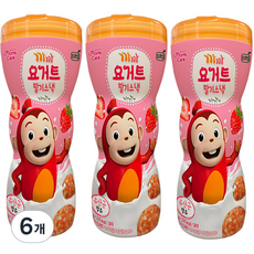 프로엠 유아용 까까 요거트 딸기스낵, 6개, 딸기맛, 50g