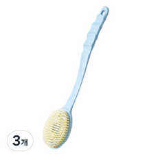 각질제거 샤워 브러쉬 DC-014, 블루, 3개, 1개입