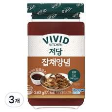 VIVID KITCHEN 低糖韓式雜菜調味醬, 240g, 3個