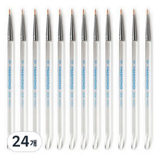 HWAHONG 華虹 細筆刷 368R, 0號, 24個