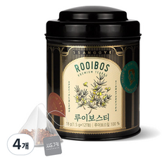 쌍계명차 티 마스터 캔 루이보스티, 1.5g, 12개입, 4개