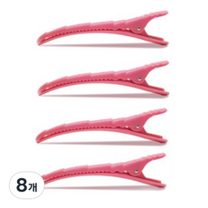 L3N 新色 Badaga 剪髮分區夾 髮夾, 粉紅色, 8個