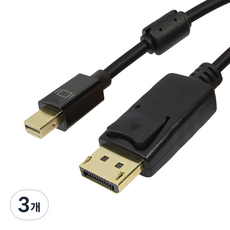 NEXT LINK Mini DisplayPort DP 傳輸線 1.3 8K, 3個, 1m
