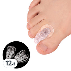 慶伊商店 大拇趾分離矽膠外出用分趾器, 12個