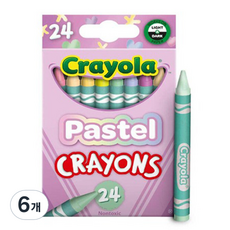 Crayola 繪兒樂 粉彩蠟筆, 6個, 24色
