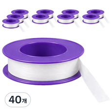신흥테이프 고밀도 보수 밀봉 테프론테이프 12mm x 10m, 40개
