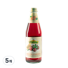 파너 유기농 크랜베리음료, 500ml, 5개