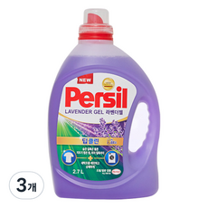 퍼실 딥클린 라벤더젤 플러스 액상세제 본품, 2.7L, 3개