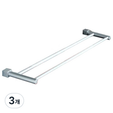 블럭마트 2단 나사고정형 수건걸이, 3개