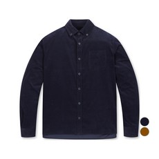 Jack Nicklaus 傑克.尼可勞斯.金熊 男性素色燈芯絨棉質長袖襯衫 LNSAW23311