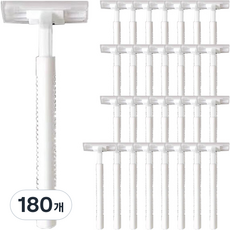 드위트리 Simple 일회용 면도기 화이트, 1개입, 180개