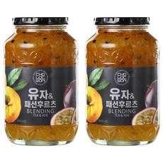 Cholocwon 柚子百香果茶, 1kg, 1罐, 2罐