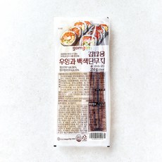 곰곰 김밥용 우엉과 백색단무지, 250g, 1개
