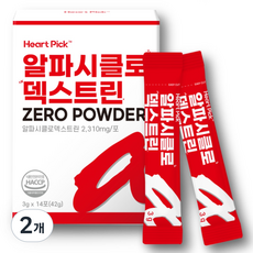 하트픽 알파cd 알파시클로덱스트린, 2개, 42g