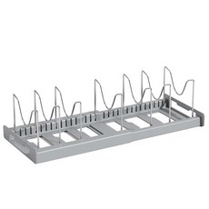 라이플리 조절되는 프라이팬 정리대, 그레이