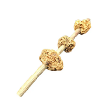 自然鮮 虫嬰果肉串, 潔牙健齒, 精工篩選, 結實耐玩, 天然材質, 手工製作, 1個, NF-110