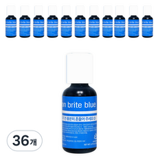 셰프마스터 반액상 식용색소 네온 브라이트 블루, 20g, 36개
