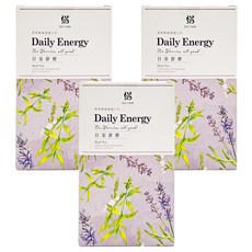 JuST HERB 香草集 日安舒壓茶包, 全新升級 PLA茶包, 不含咖啡因 無添加人工香料, 2g, 30包, 3盒