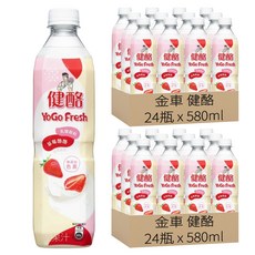 金車 健酪乳酸飲料草莓酪酪口味, 580ml, 48瓶