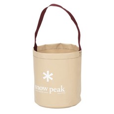snow peak 雪諾必克 軟式水桶 2021 12L, 米色, 1個