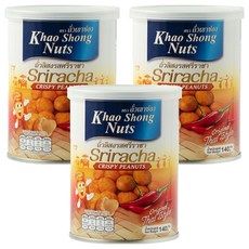 Khao Shong Nuts 是拉差醬辣味花生脆果, 140g, 3罐