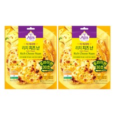 T Asia KITCHEN 濃鬱起司印度烤餅 8片, 200g, 2個