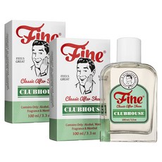 Mr. Fine 鬍後水Club House, 100ml, 2個